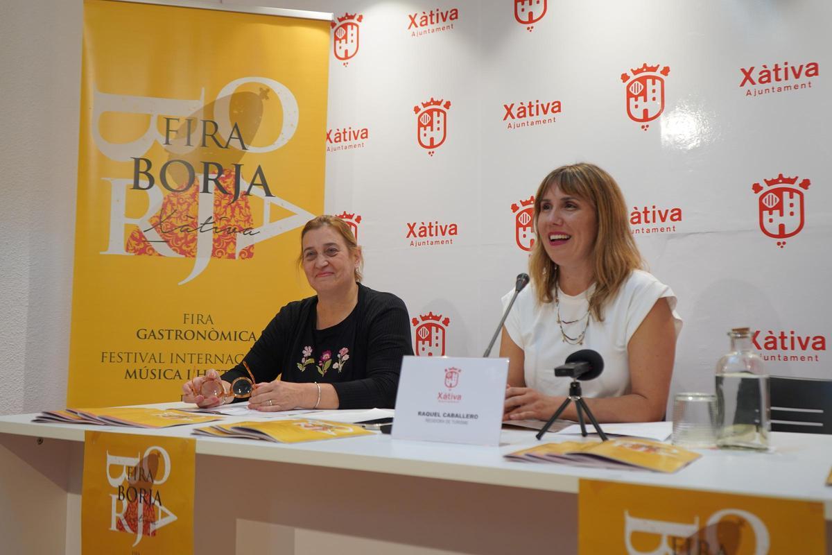 Presentación de la Fira Borja 2025 de Xàtiva, este jueves.