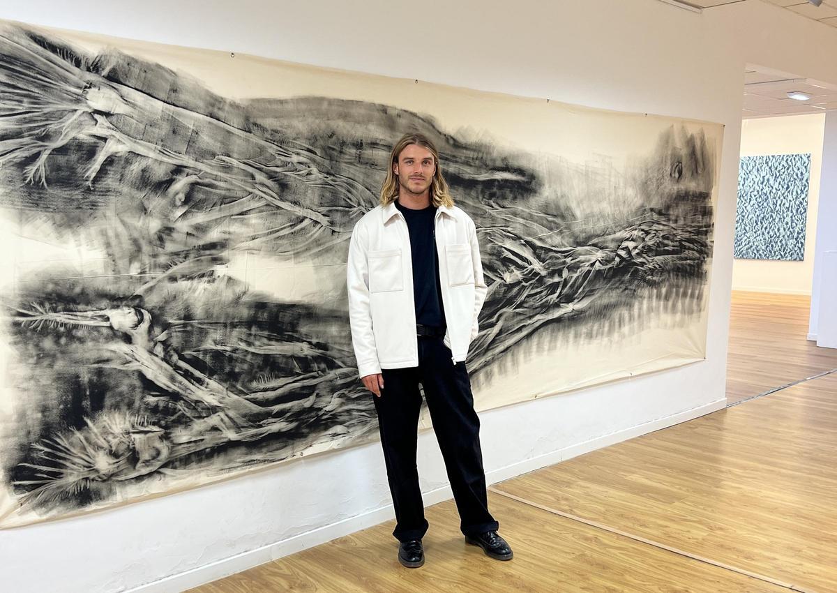 EN IMÁGENES: Las obras del artista sierense Iyán Castaño