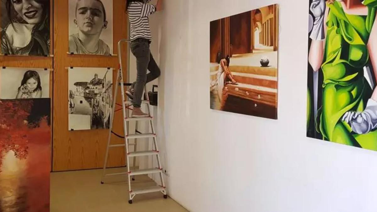 Imagen de archivo de una exposición en Can Portmany.