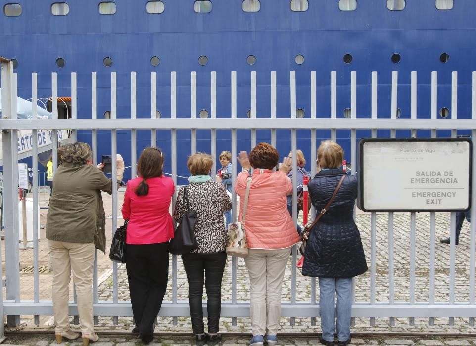 Embarque de más de mil pasajeros en Vigo