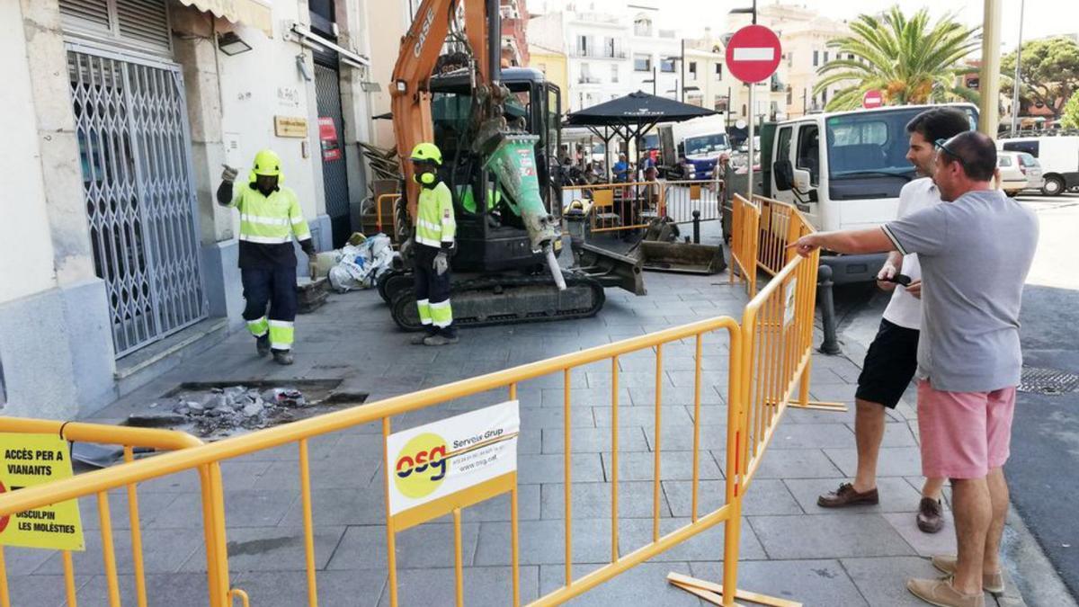 Les obres s’estan duent a terme a l’Avinguda 11 de Setembre. | DDG