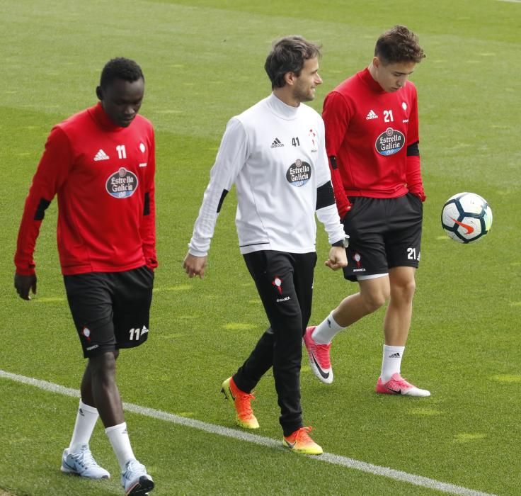 Último entrenamiento del Celta antes de vsitar el Bernabéu // Alba Villar