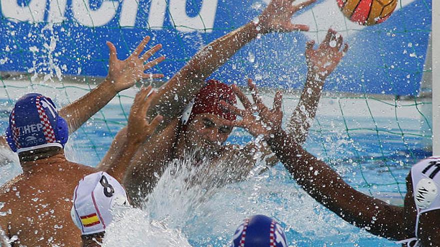 varapalo. La selección española sumó ayer su segunda derrota en el campeonato.