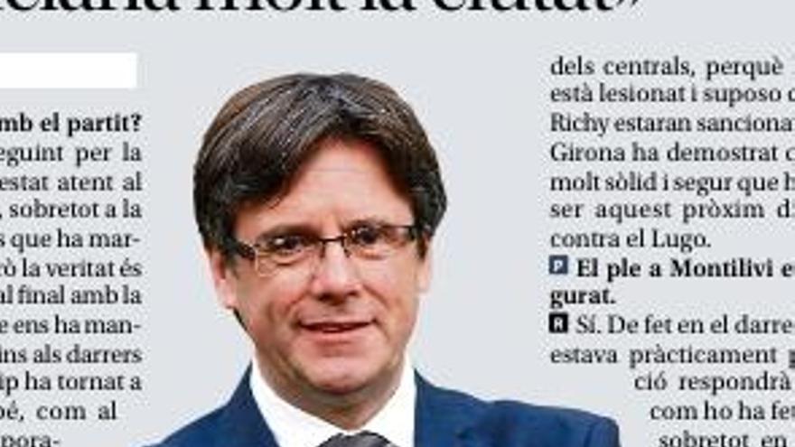 «Un ascens del Girona a Primera  beneficiaria molt la ciutat»