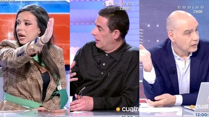 Sarah Santaolalla abandona 'En boca de todos' entre lágrimas tras un tenso enfrentamiento con Antonio Naranjo y acusar a Nacho Abad de cómplice