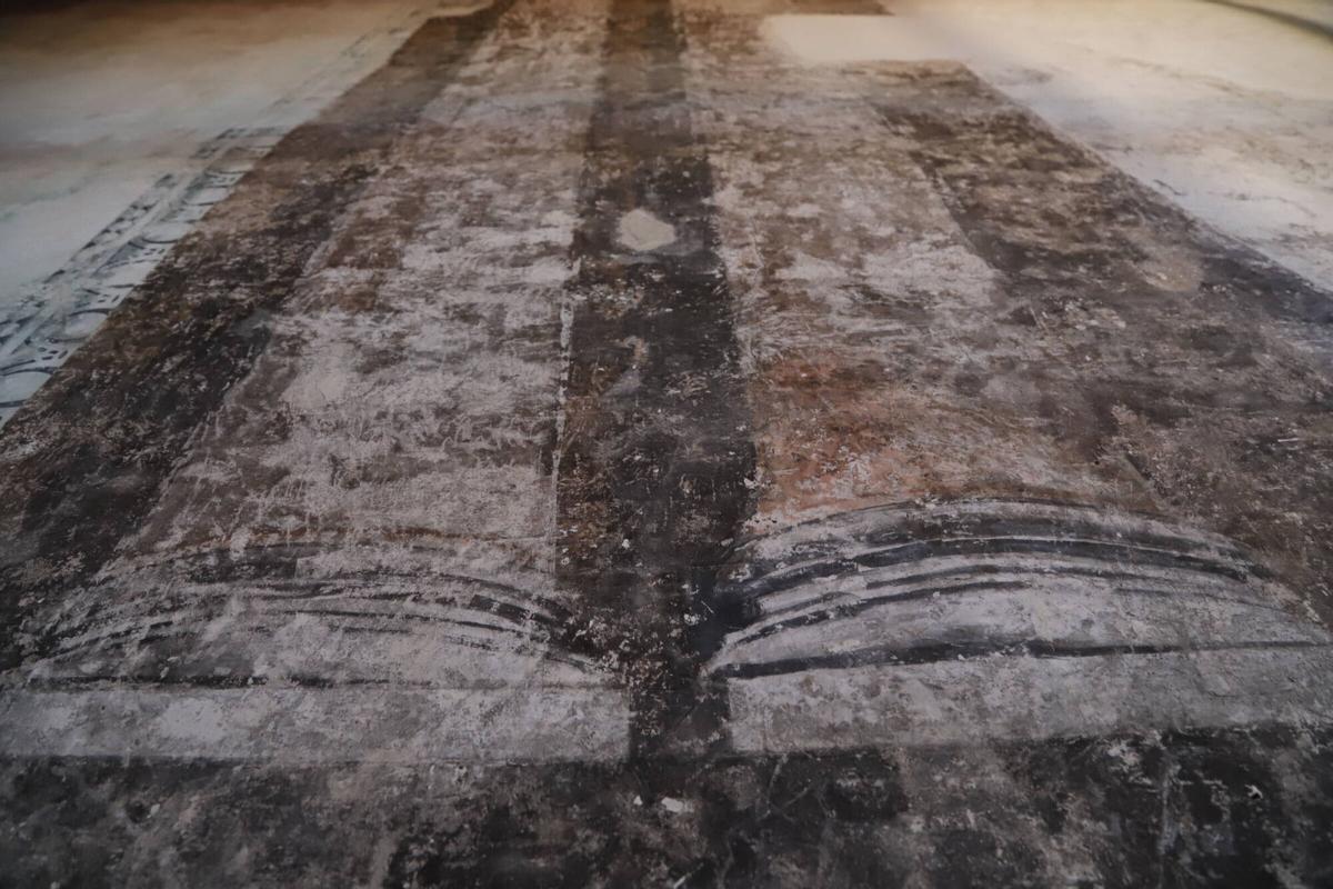 La restauración del convento descubre nuevos hallazgos sobre el artesonado mudéjar y sus pinturas murales