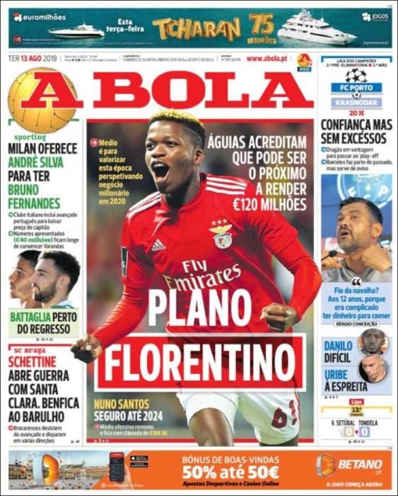 Rodrigo, Williams y Neymar en las portadas de la prensa deportiva