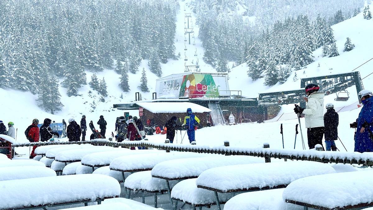 Las intensas nevadas marcaron el anterior fin de semana en las estaciones de esquí del Grupo Aramón.