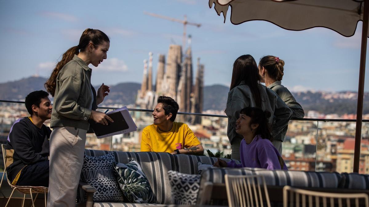Terraza 'Tope' del Hotel Hoxton de Barcelona