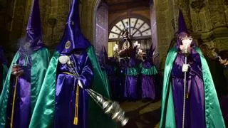 La cofradía del Nazareno sale a la calle, pero acorta el recorrido