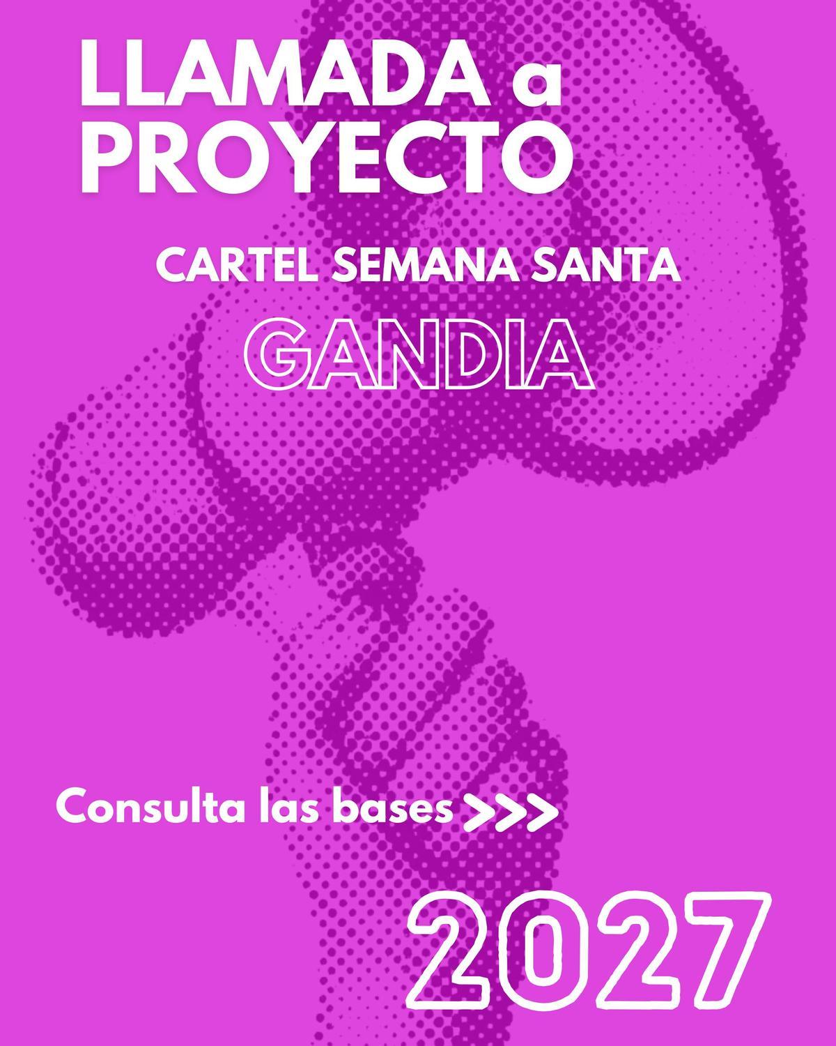 Cartel del anuncio de la convocatoria