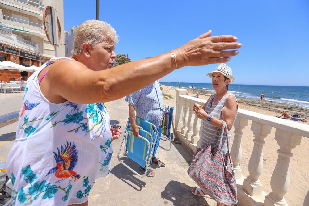 Los bañistas están acudiendo con perros a Punta Margalla y Cala del Moro, las dos playas autorizadas para perros, sin que el Ayuntamiento las haya señalizado todavía.