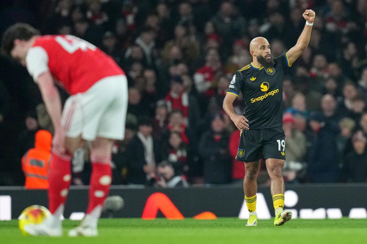 Bryan Mbeumo anotó el 1-1 en el Emirates Stadium
