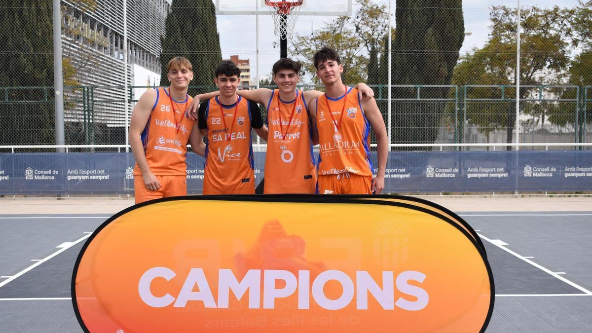 El equipo del Sa Real Ibiza, campeón de la primera jornada de 3x3