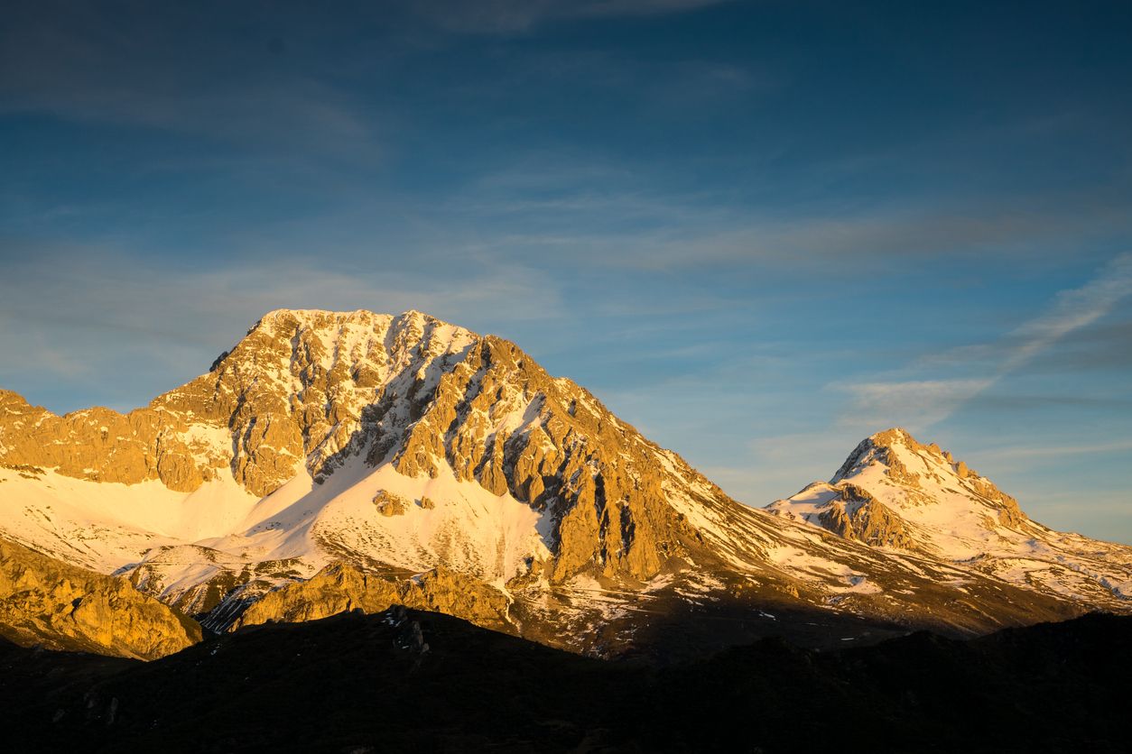 Macizo nevado de Peña Ubiña.