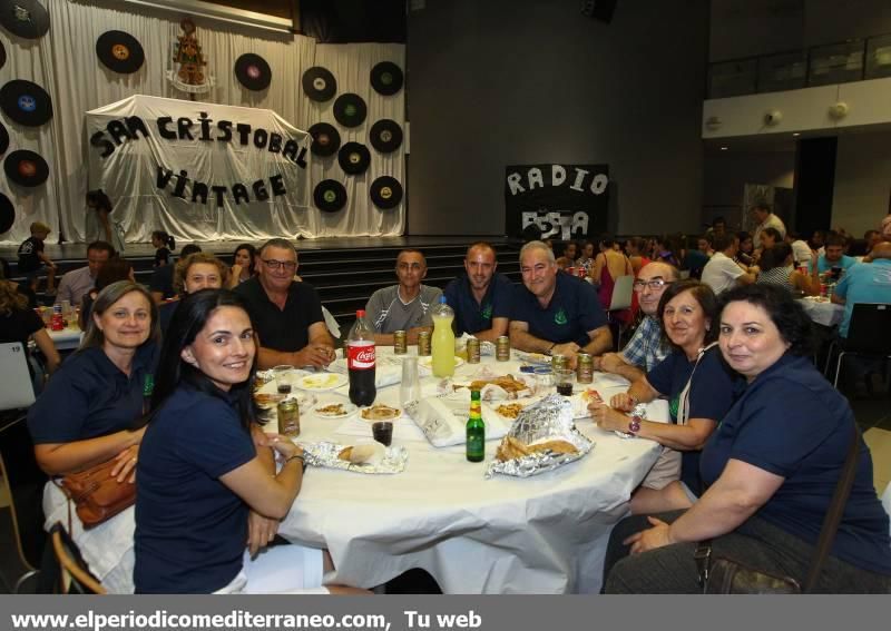 Cena popular de la gestora de gaiates en las Fiestas de San Cristóbal