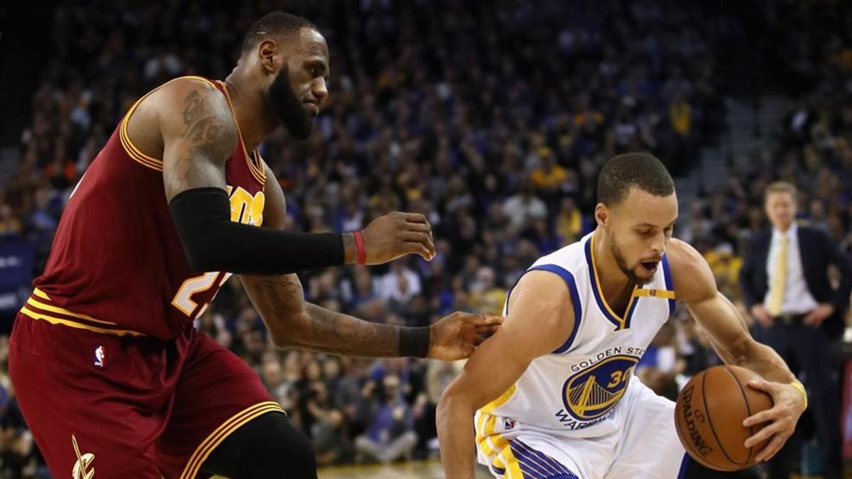 Stephen Curry y LeBron James