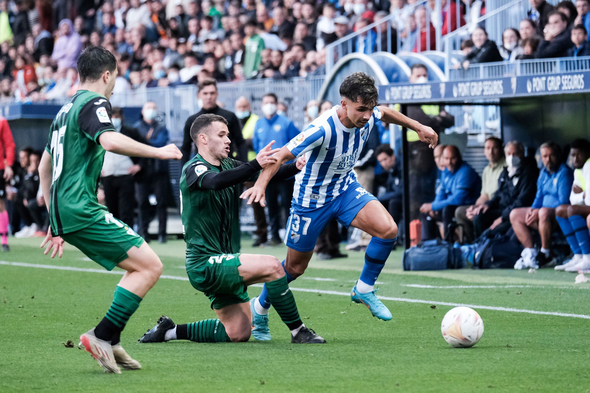 Las imágenes del Málaga CF - SD Éibar en La Rosaleda