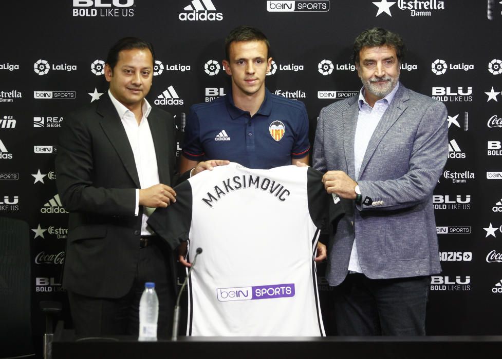 El Valencia CF presenta a Maksimovic