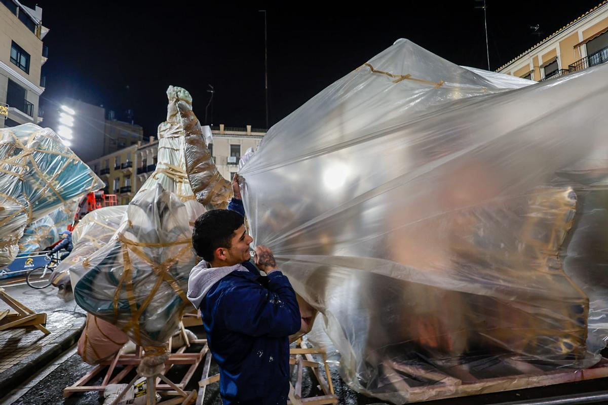 La llegada de Convento Jerusalén completó la primera jornada de "plantà"