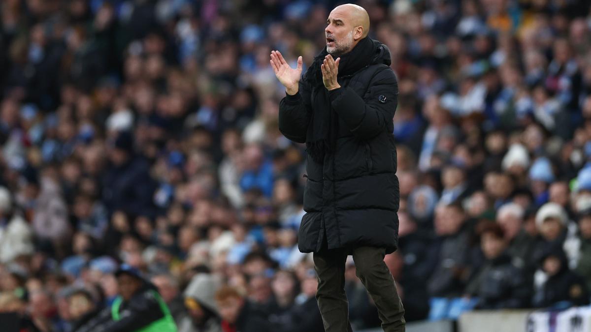 Pep Guardiola, entrenador del Manchester City