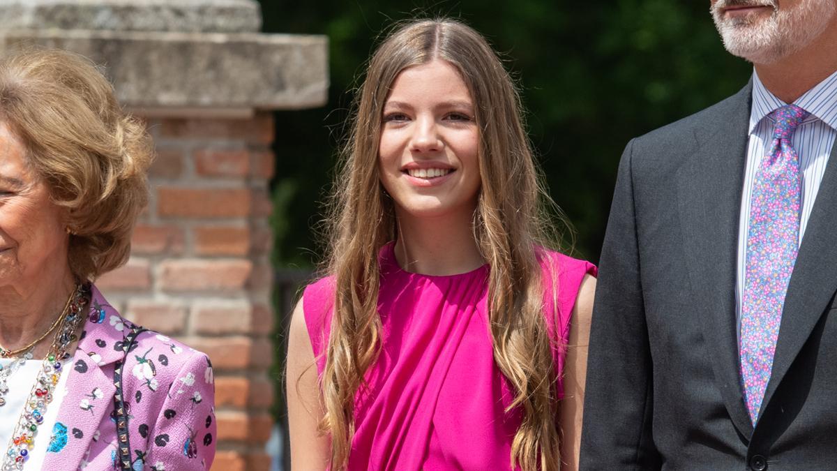 La infanta Sofía recibe la confirmación