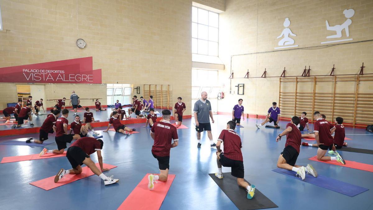 Un entrenamiento del Córdoba Futsal.