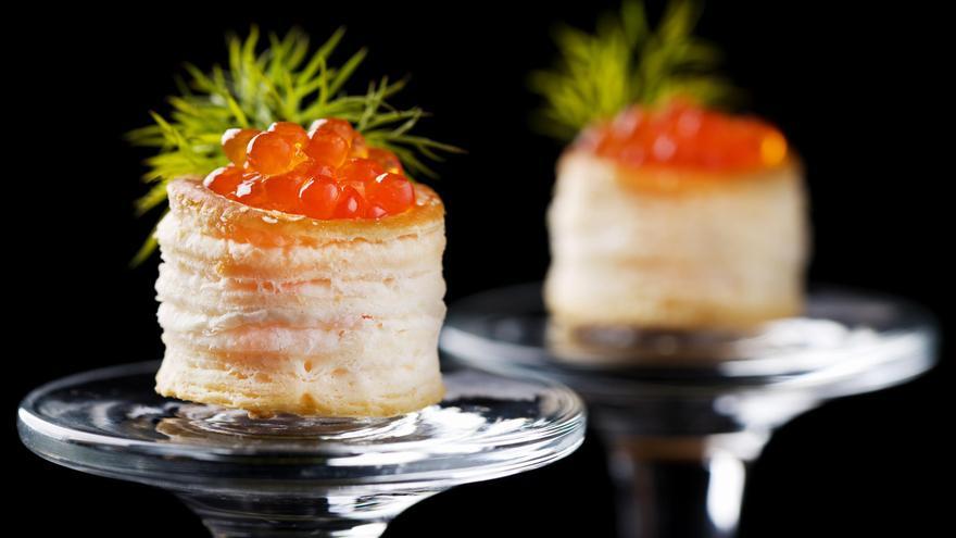 Canapés de caviar