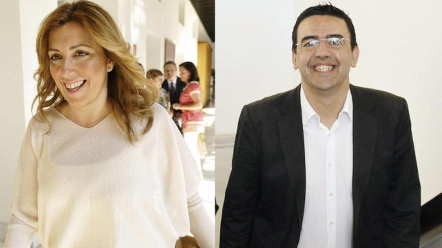 Susana Díaz y Mario Jiménez.