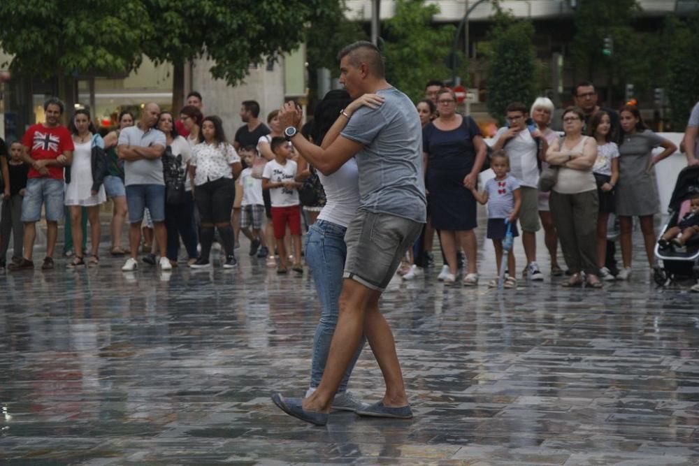 Taller de salsa en la Feria de Murcia