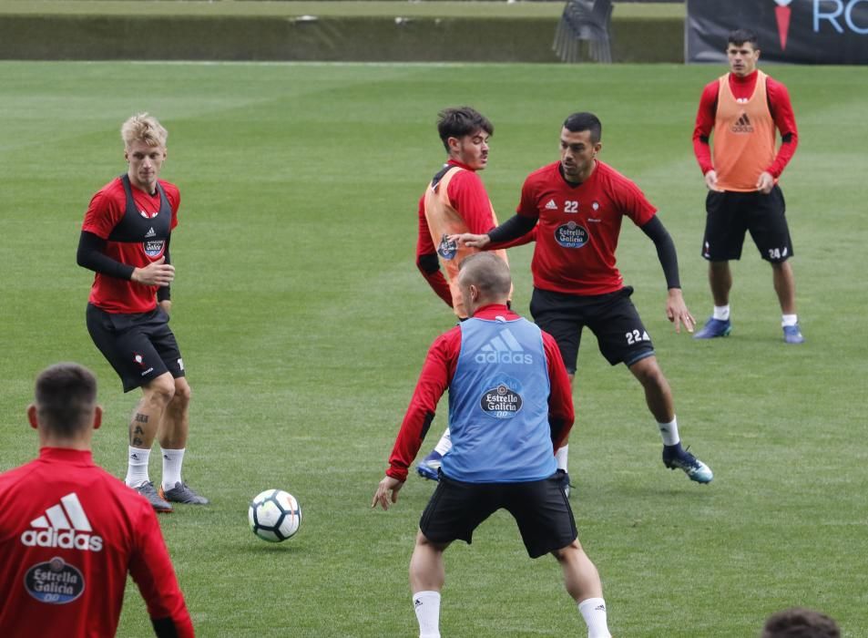 Último entrenamiento del Celta antes de vsitar el Bernabéu // Alba Villar