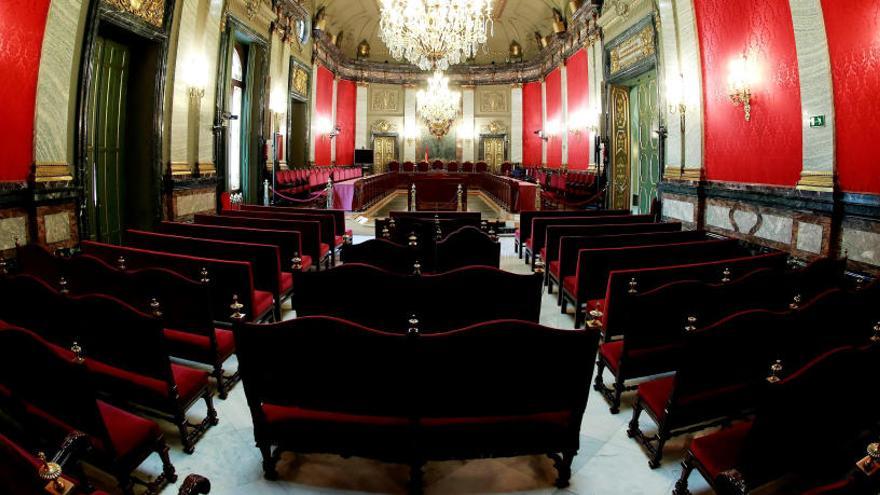 Sala de plens del TS.