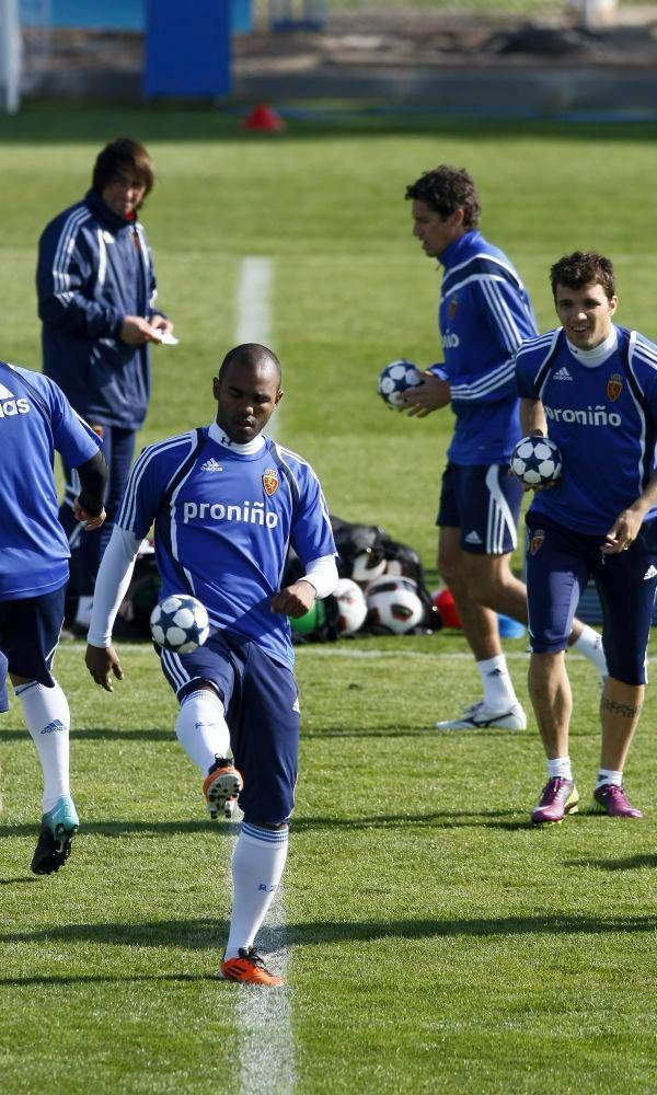 Entrenamiento del Real Zaragoza