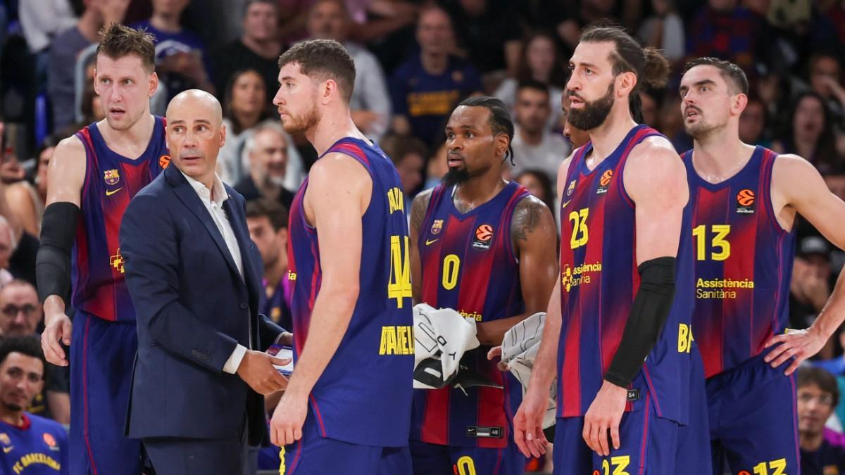 Joan Peñarroya dirigió a 'Toko' Shengelia durante la pasada temporada en el Barça