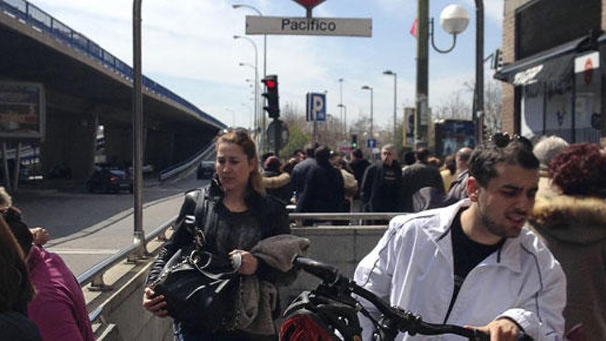 La estación Pacífico, desalojada por el error de Metro de Madrid.