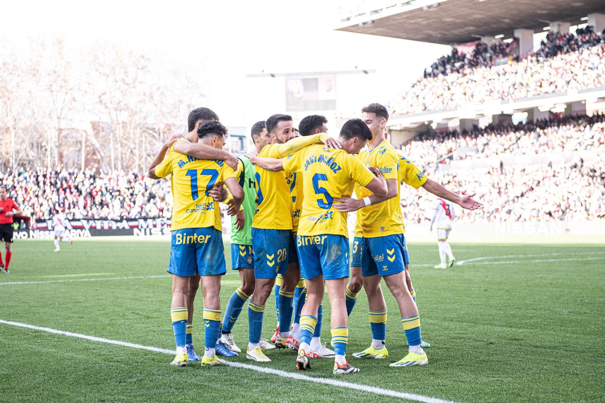 Partido entre el Rayo Vallecano y la UD Las Palmas