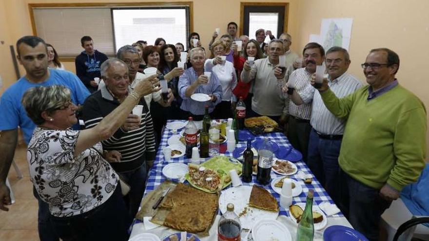 Preferentistas de Gondomar celebran el fin de su lucha