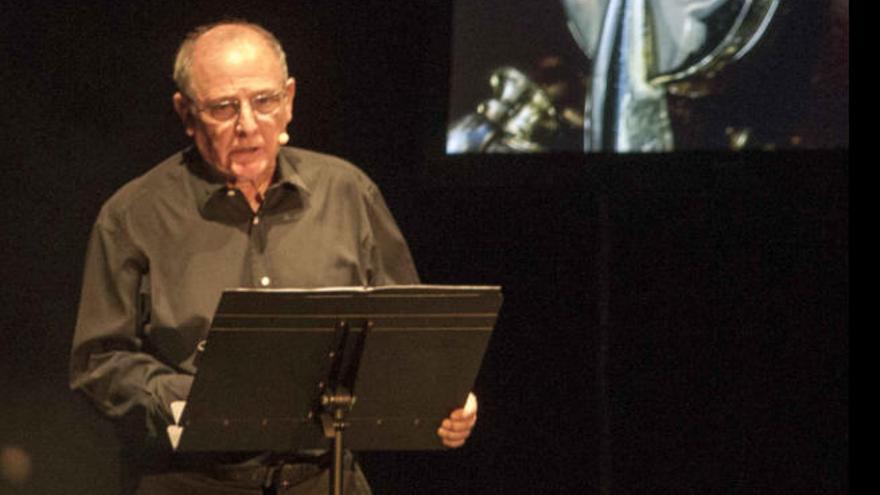 Emilio Gutiérrez Caba acerca al Teatro Pérez Galdós la poesía de Fray Luis de León