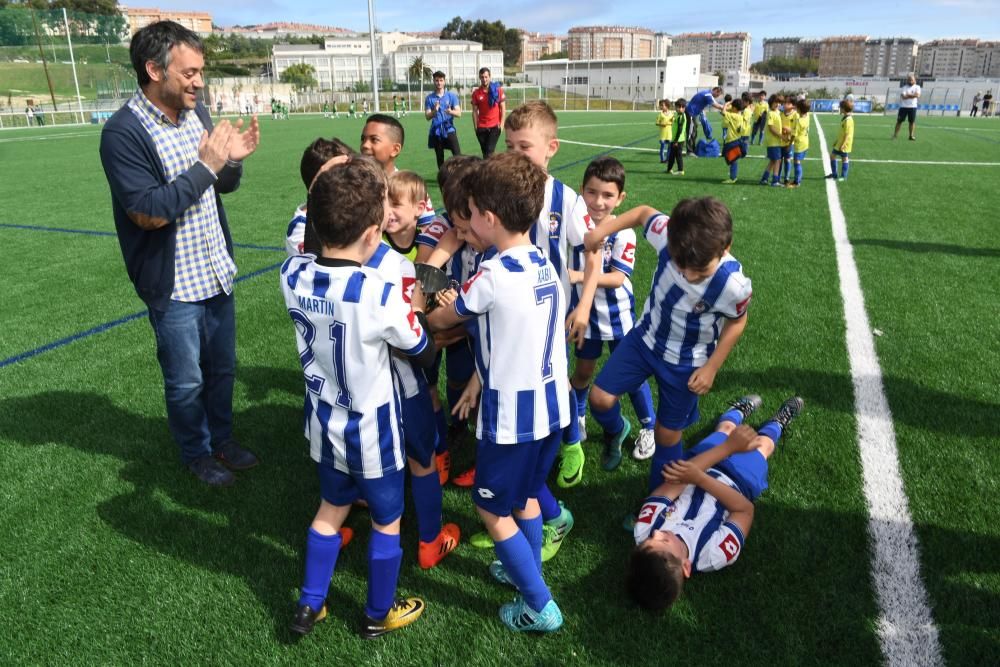 Inauguración de los campos de fútbol de Visma