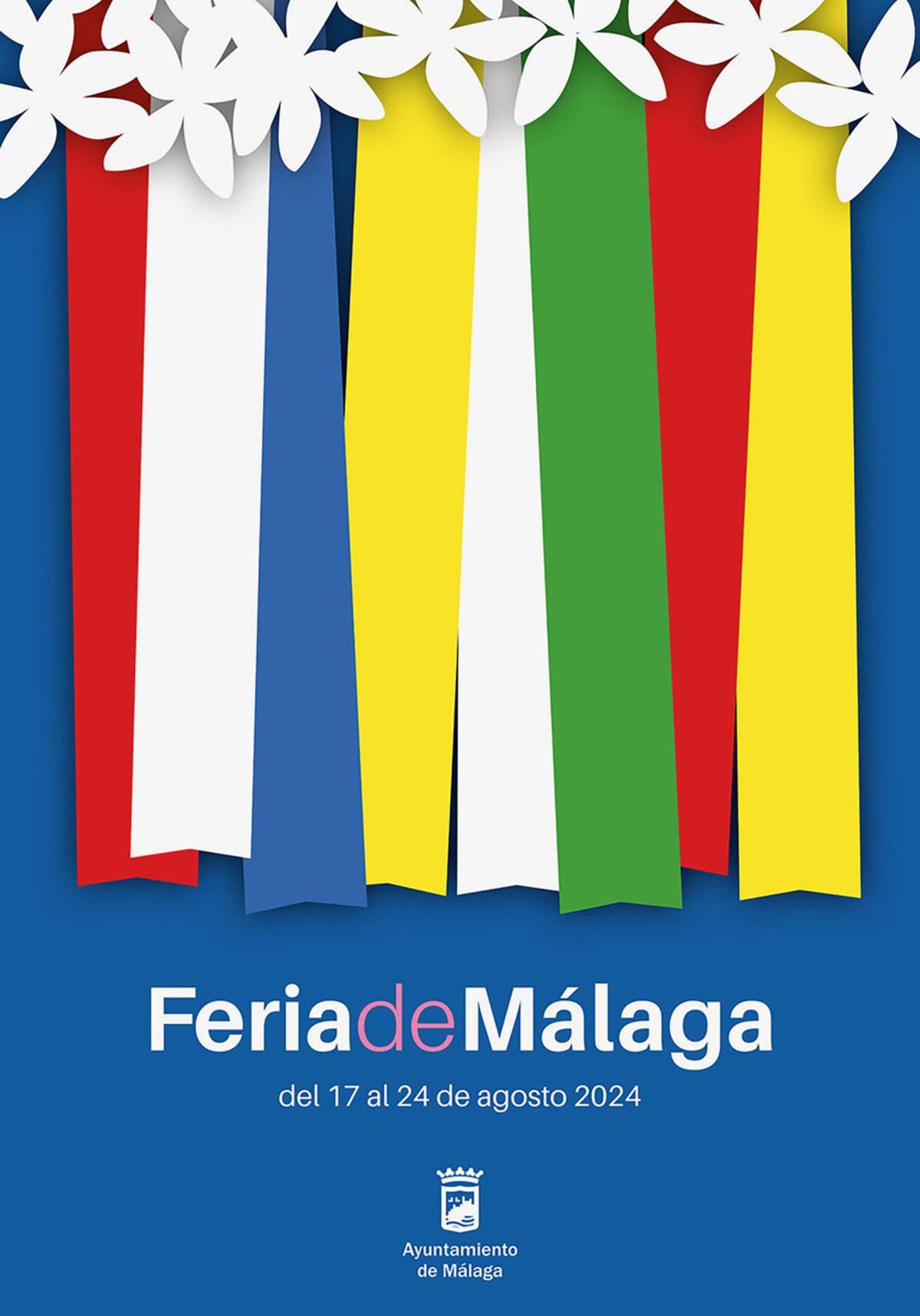 Atuendos, cartel finalista para la Feria de Málaga 2024