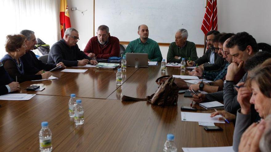 Reunión de la Confederación de Asociaciones de Vecinos de Castilla y León.