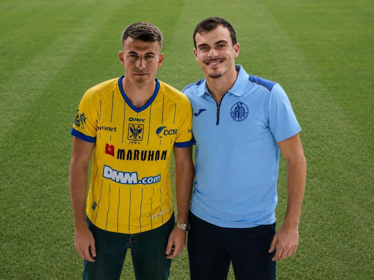 Samed bazdar y Francho Serrano, con sus nuevos equipos.