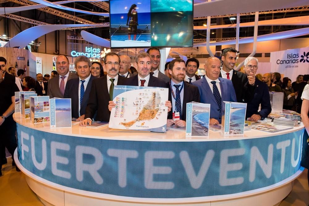 Inauguración del Pabellón de Canarias en la Feria Internacional de Turismo FITUR 2019.