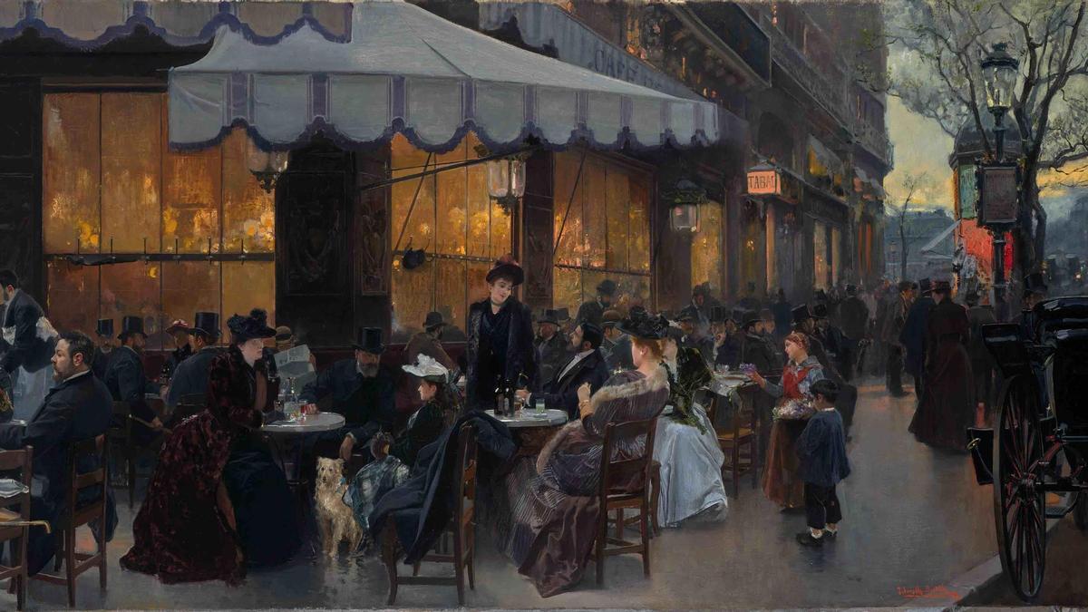 Joaquín Sorolla, 'Boulevard de París' (Madrid, 1890), una de las obras más conocidas del pintor valenciano.