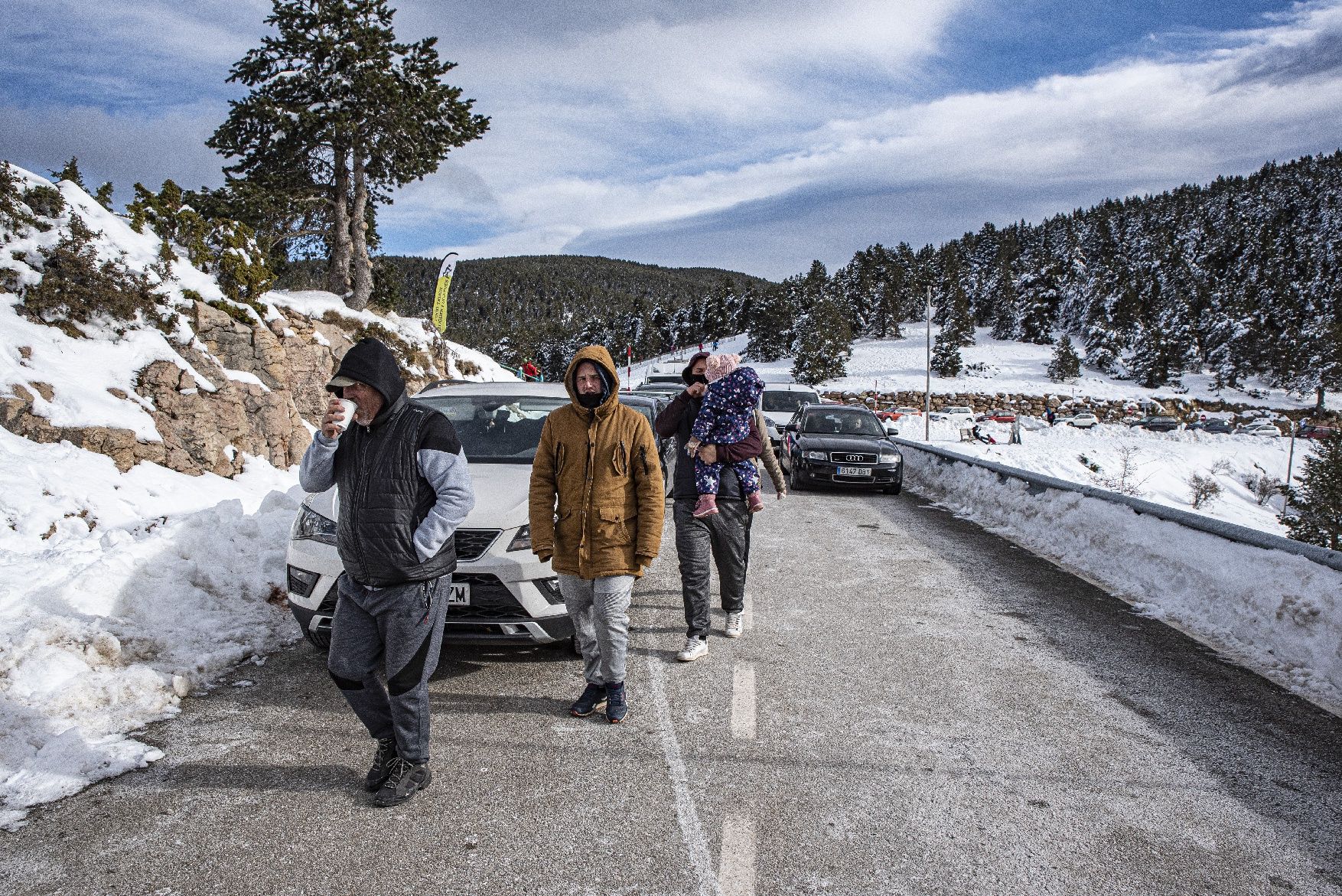 Els Rasos de Peguera reviuen a cop de trineu. Oscar Bayona