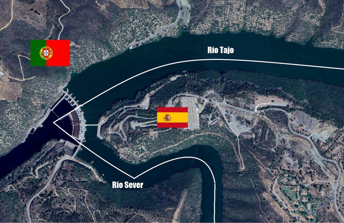 Frontera de España y Portugal de Cedillo.