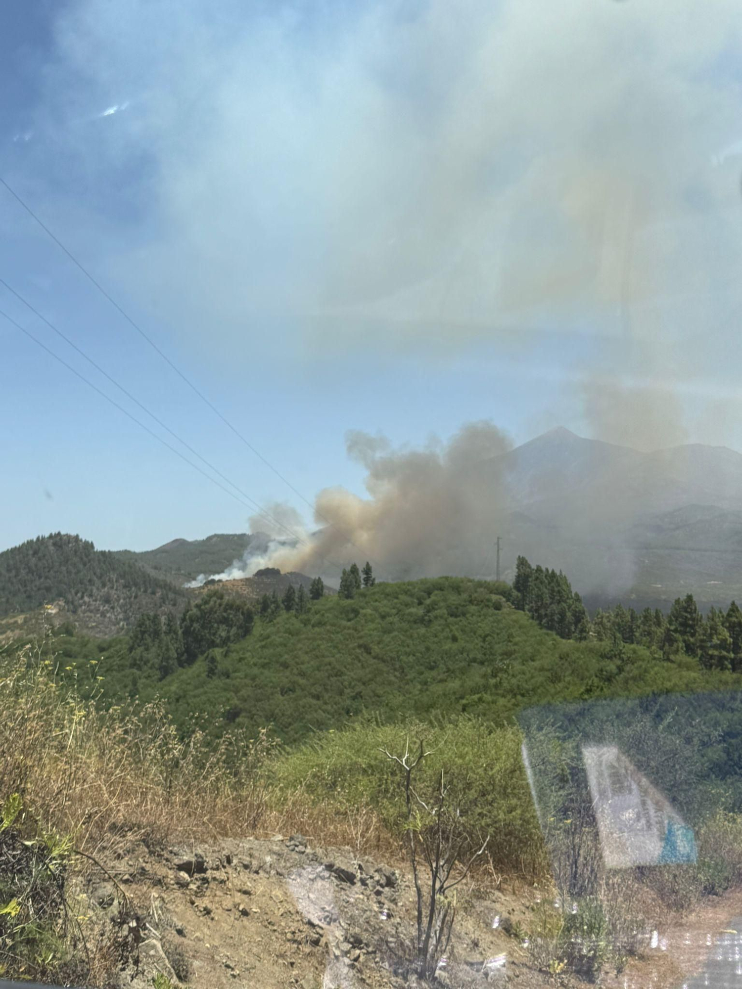 Incendio declarado en El Tanque