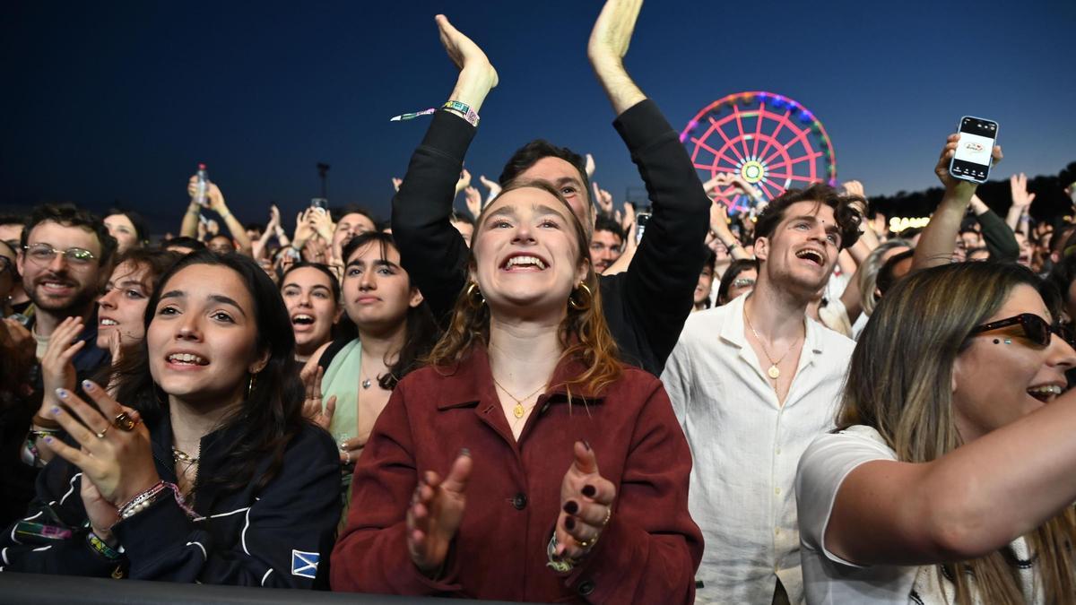 Público asistente al SanSan Festival, este sábado.