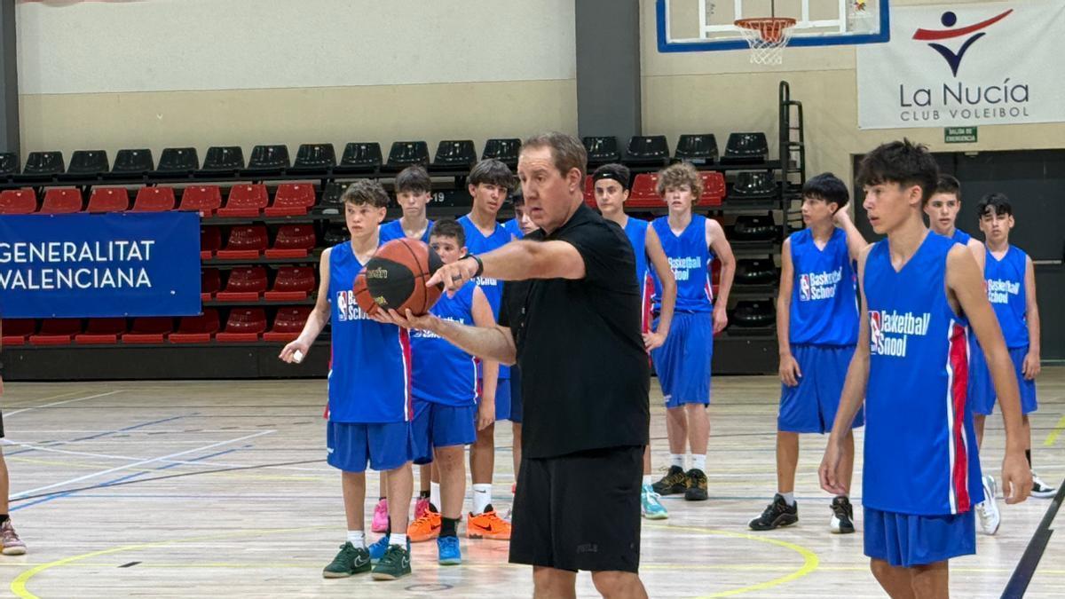 Bryan Gates, en la NBA Basketball School de La Nucía