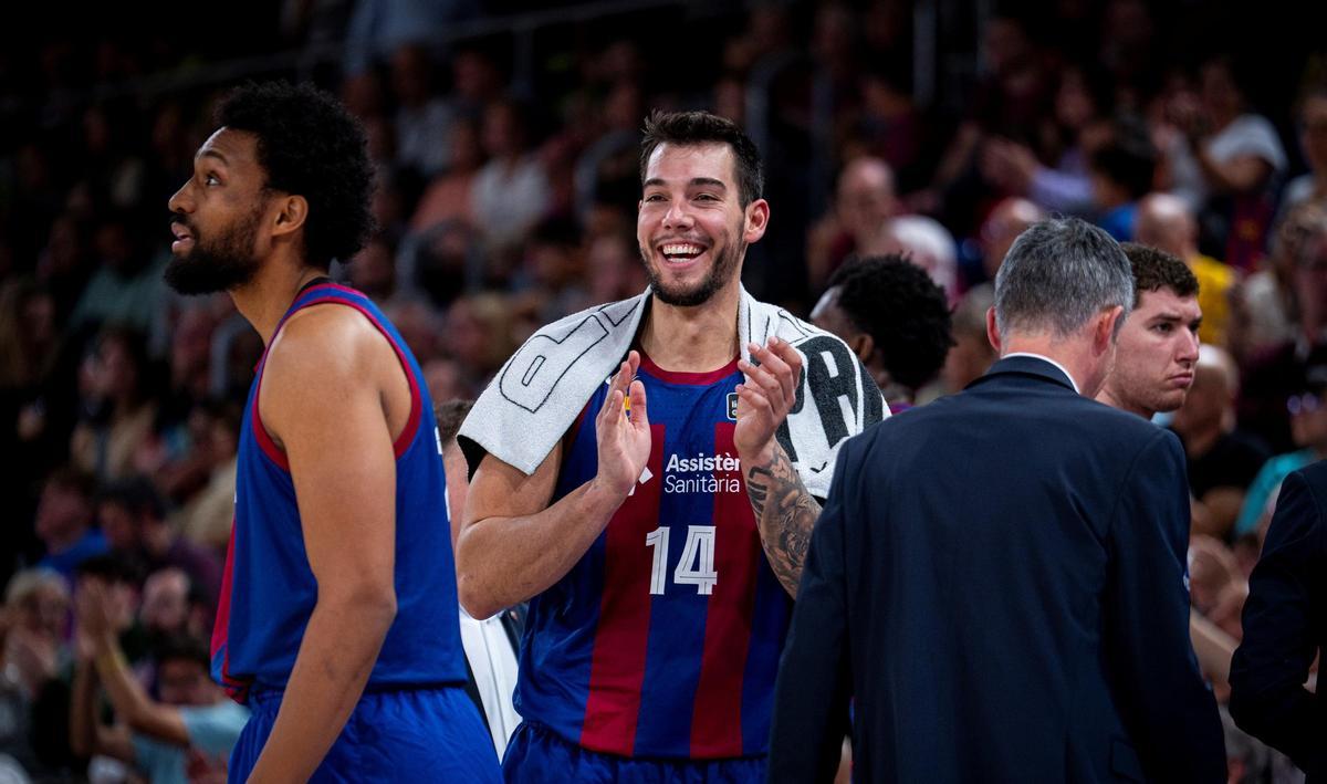 Willy Hernangómez se lo pasó en grande, transmitiendo esa alegría a todo el equipo